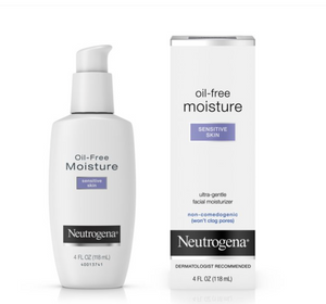 Neutrogena Oil-Free Daily Sensitive Skin Face Moisturizer, 4 fl oz