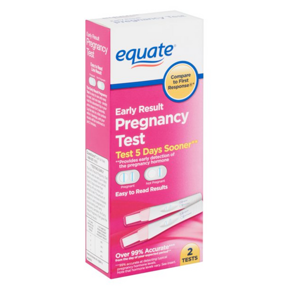 Equate Early Result Pregnancy Test, 2 Tests