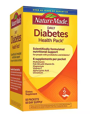Nature Made Diabetes Health Pack, 60 ct.