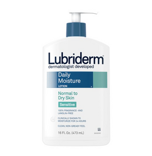 Lubriderm Daily Moisture Body Lotion for Sensitive Skin, 16 fl. Oz.