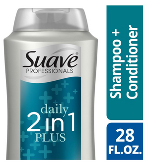 Suave Professionals Daily Plus 2 in 1, 28 oz
