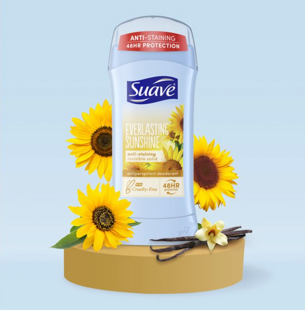 Suave Antiperspirant Deodorant Everlasting Sunshine 2.6 Oz.