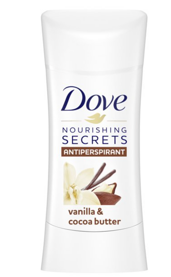 Dove Nourishing Secrets Antiperspirant Deodorant Stick Vanilla & Cocoa Butter, 2.6 Oz.