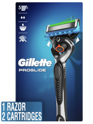 Gillette ProGlide Men's Razor Handle and 2 Blade Refills
