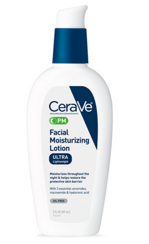 CeraVe PM Facial Moisturizing Lotion for Night Use, 3 fl oz