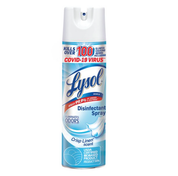 Lysol Disinfectant and Antibacterial Spray, Crisp Linen Scent