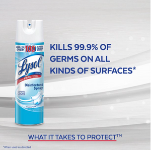 Lysol Disinfectant and Antibacterial Spray, Crisp Linen Scent