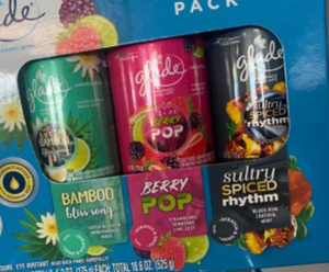 Glade Automatic Spray Variety Pack Limited Edition Bamboo, Berry &Sultry  Flavors