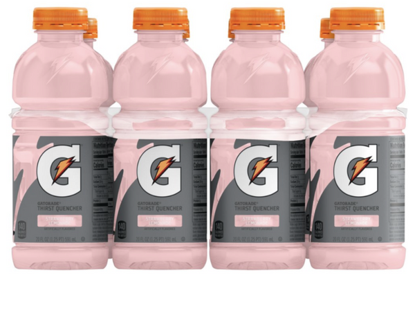 (8 Bottles) Gatorade Thirst Quencher Sports Drink, Strawberry Lemonade, 20 fl oz