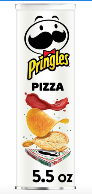 Pringles Potato Crisps Chips,  Pizza, 5.5oz