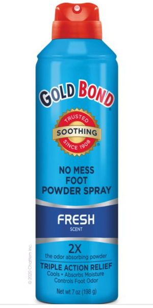 Gold Bond No Mess Foot Powder Spray (7 Oz)