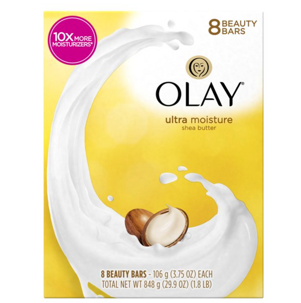 Olay Moisture Outlast Ultra Moisture Shea Butter Beauty Bar 3.75 Oz., 8 Count