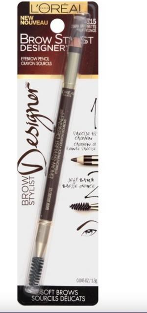 L'Oreal Eye Brow Stylist Designer Pencil  Dark Brunette color