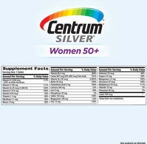 Centrum Silver Women's Multivitamin Women 50+