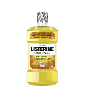 Listerine Original Antiseptic Mouthwash for Bad Breath & Plaque, 1 L