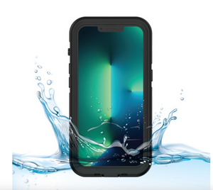 iPhone 13 Pro Max Body Glove Tidal Waterproof Phone Case - Black/Clear