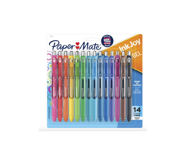 Paper Mate InkJoy Gel Pens, Medium Point, Assorted Colors, 14 Count