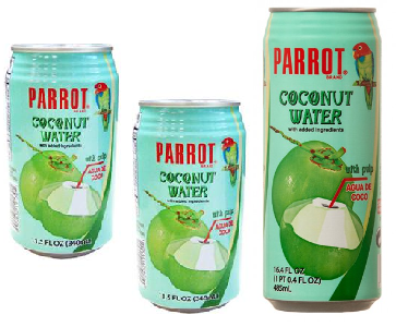 Parrot Coconut Water with Pulp