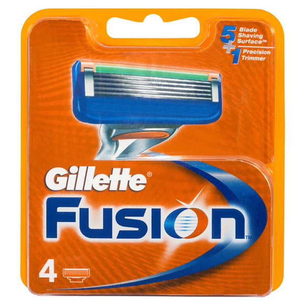 Gillette Fusion Blades (4 Cartridges)