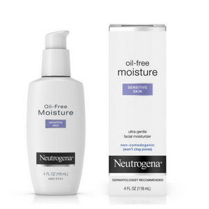 Neutrogena Oil-Free Daily Sensitive Skin Face Moisturizer, 4 fl oz