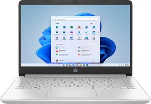 HP, 14" Laptop - AMD Ryzen 3 - 8GB Memory - 128GB SSD - Natural Silver